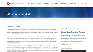 
                            5. What is a Portal? | datacollaborative