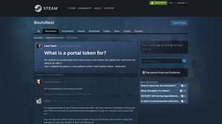 
                            1. What is a portal token for? :: Boundless General Discussions