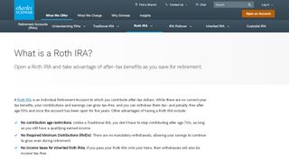 
                            1. What is a Roth IRA? | Charles Schwab