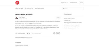 
                            6. What is a User Account? – Apester Help Center