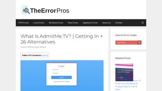 
                            2. What Is AdmitMe.TV? | Getting In + 26 Alternatives - The ...