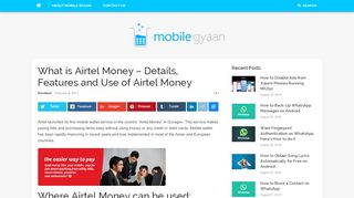 
                            8. What is Airtel Money - Details, Features and Use of …