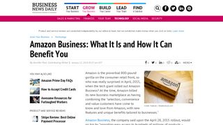 
                            5. What Is Amazon Business and What Are The Benefits to Using It?