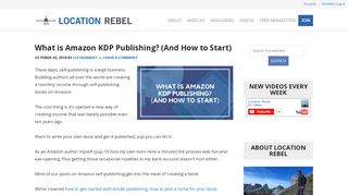 
                            8. What is Amazon KDP Publishing? (And How to Start)