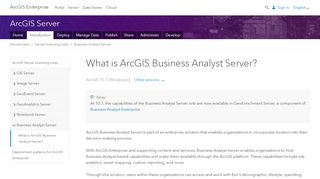 
                            5. What is ArcGIS Business Analyst Server?—Documentation | ArcGIS ...