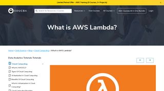 
                            8. What is AWS Lambda? - educba.com