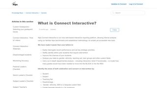 
                            4. What is Connect Interactive? – Knowledge Base