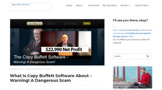 
                            9. What Is Copy Buffett Software About - Egon Sarv Reviews