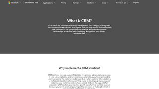 
                            8. What is CRM?| Microsoft Dynamics 365