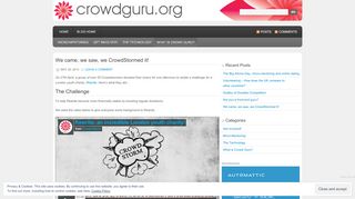 
                            6. What is Crowd Guru?