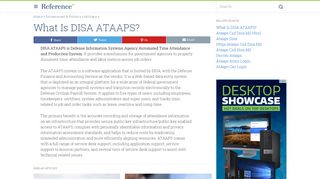 
                            4. What Is DISA ATAAPS? | Reference.com