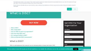 
                            9. What is DISC? - Extended DISC