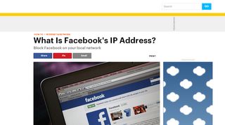 
                            10. What Is Facebook's IP Address? - lifewire.com