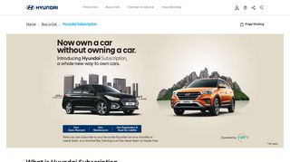 
                            8. What is Hyundai Subscription