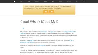 
                            2. What is iCloud Mail? - Apple Support