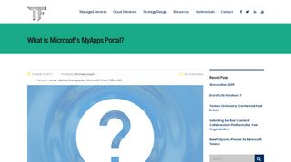 
                            7. What is Microsoft's MyApps Portal? – TecFac