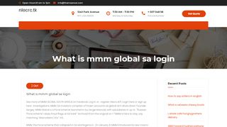 
                            2. What is mmm global sa login - nlecrc.tk