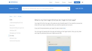 
                            2. What is my Coin login ID & how do I login to Coin app?