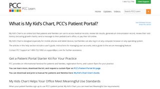 
                            1. What is My Kid's Chart, PCC's Patient Portal? - PCC Learn