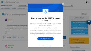 
                            5. What is my prepaid account number - AT&T Community