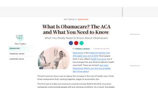 
                            7. What Is Obamacare? The ACA and What You Need to Know