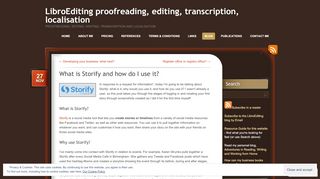 
                            7. What is Storify and how do I use it? | LibroEditing ...