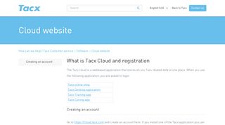 
                            4. What is Tacx Cloud and registration – How can we help ...