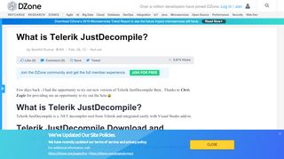 
                            4. What is Telerik JustDecompile? - DZone