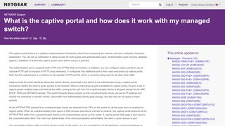 
                            11. What is the captive portal and how does it work with my managed ...