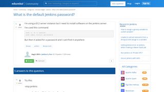 
                            4. What is the default Jenkins password? | Edureka …