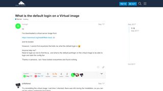 
                            4. What is the default login on a Virtual image - ownCloud Central