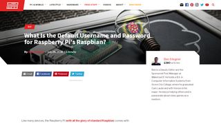 
                            2. What Is the Default Username and Password for Raspberry ...