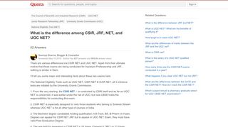 
                            6. What is the difference among CSIR, JRF, NET, and UGC NET?