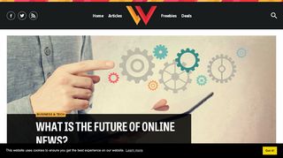 
                            3. What Is the Future of Online News? | Webdesigner Depot