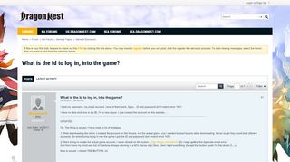 
                            2. What is the Id to log in, into the game? - DragonNest Forums