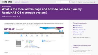 
                            5. What is the local admin page and how do I access it on my ...