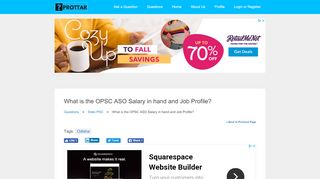 
                            6. What is the OPSC ASO Salary in hand and Job Profile ...