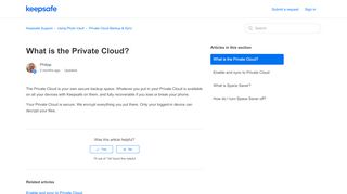 
                            6. What is the Private Cloud?