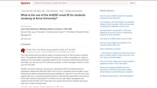 
                            5. What is the use of the AUKDC email ID for students ...