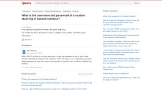 
                            9. What is the username and password of a student …