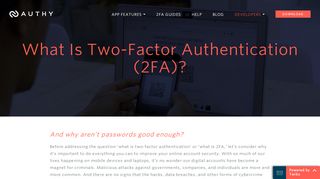 
                            6. What Is Two-Factor Authentication (2FA)? - Authy