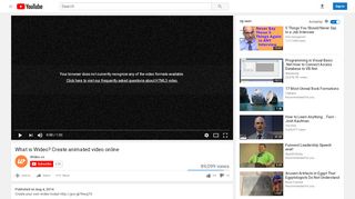 
                            5. What is Wideo? Create animated video online - YouTube