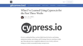 
                            8. What I've Learned Using Cypress.io for the Past Three Weeks