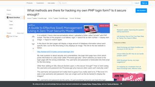 
                            3. What methods are there for hacking my own PHP …