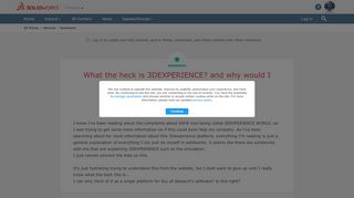 
                            9. What the heck is 3DEXPERIENCE? and why would I ... | SOLIDWORKS Forums