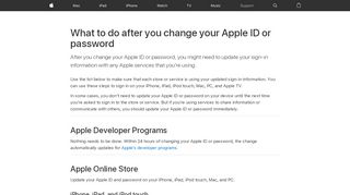 
                            4. What to do after you change your Apple ID or password ...