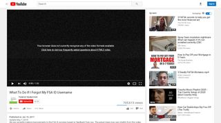 
                            11. What To Do If I Forgot My FSA ID Username - YouTube