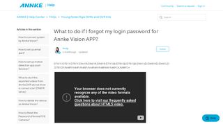
                            2. What to do if I forgot my login password for Annke Vision APP ...