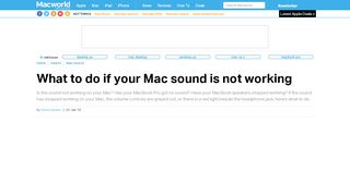 
                            5. What To Do If Your Mac Sound Is Not Working - …