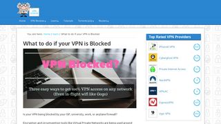 
                            4. What to do if your VPN is Blocked | VPN University